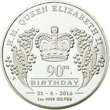 Australia, Medal, The 90th birthday of Elizabeth II Queen, 2016, MS(65-70)