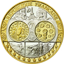 France, Medal, L'Europe, République Française, MS(65-70), Silver