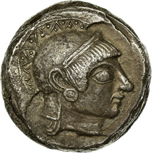 Coin, Attica, Athens, Tetradrachm, 500/490-485/0 BC, AU(50-53), Silver