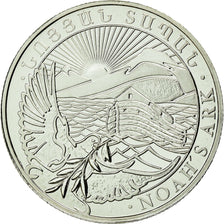 Coin, Armenia, Noah's Ark, 100 Dram - 1/4 Oz, 2013, MS(65-70), Silver, KM:198
