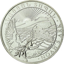 Coin, Armenia, Noah's Ark, 100 Dram - 1/4 Oz, 2013, MS(65-70), Silver, KM:198