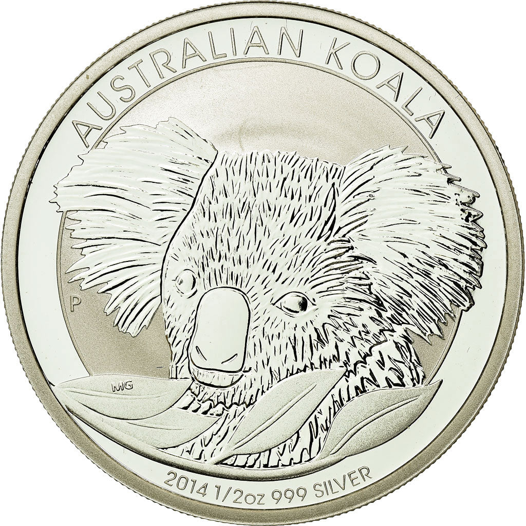 Munten, Australië, Australian Koala, 50 Cents - 1/2 Oz, 2014, FDC, Zilver