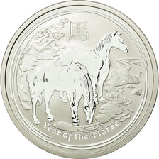 Coin, Australia, Year of the Horse, 50 Cents - 1/2 Oz, 2014, MS(65-70), Silver