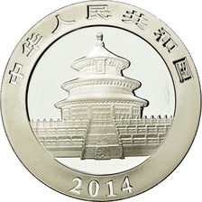 Coin, CHINA, PEOPLE'S REPUBLIC, Panda, 10 Yüan, 2014, MS(65-70), Silver