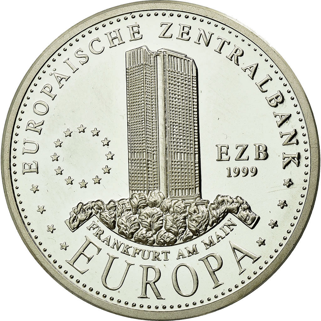 Alemania, medalla, European Central Bank, European Union, Frankfurt, 1999, FDC