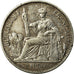 Coin, FRENCH INDO-CHINA, 50 Cents, 1936, Paris, EF(40-45), Silver, KM:4a.2