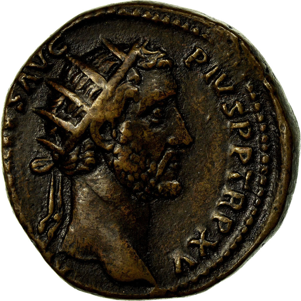 Coin, Antoninus Pius, Dupondius, 151-152, Rome, AU(50-53), Bronze, RIC:894