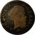 Moneda, Francia, Louis XVI, Sol à l'Ecu, 1786, Orléans, BC, Cobre, Gadoury:350