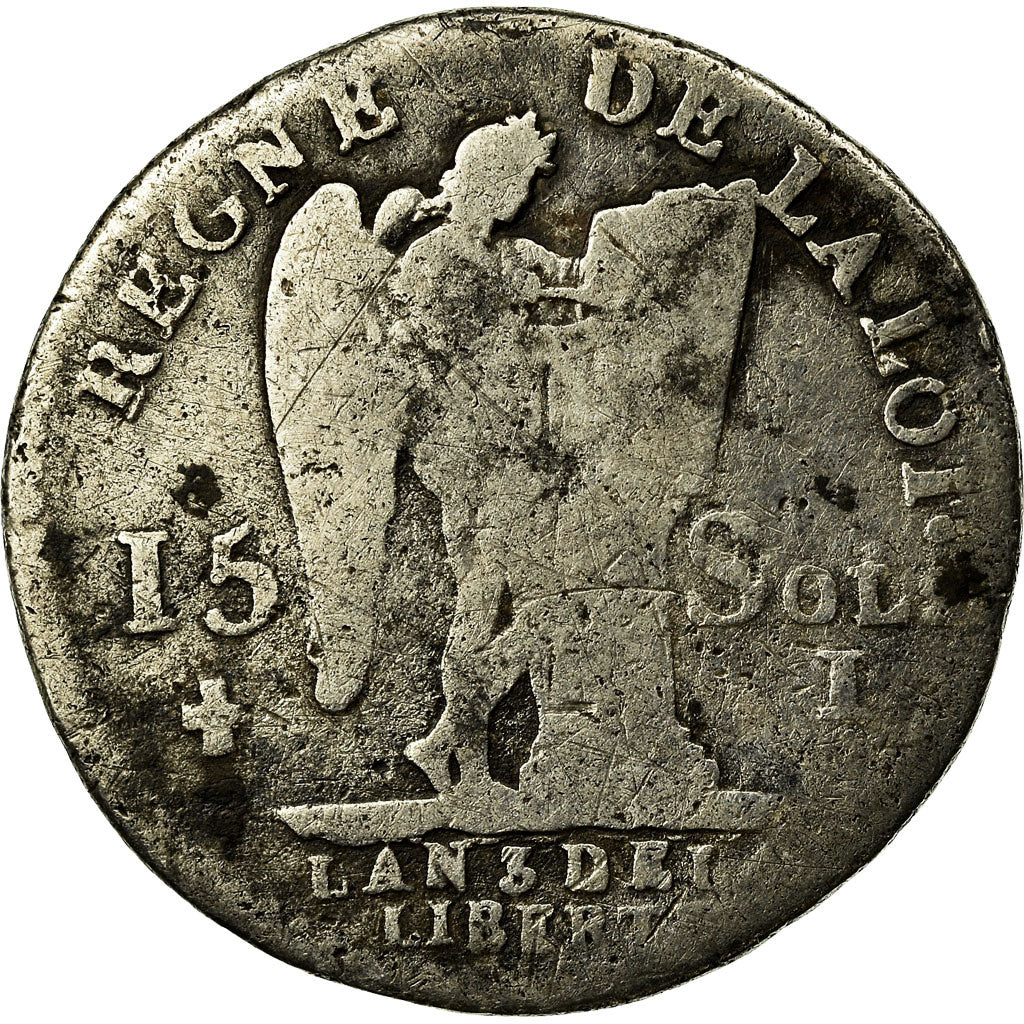 Monnaie, France, Louis XVI, 15 Sols, 1791, Limoges, B, Argent, Gadoury:36