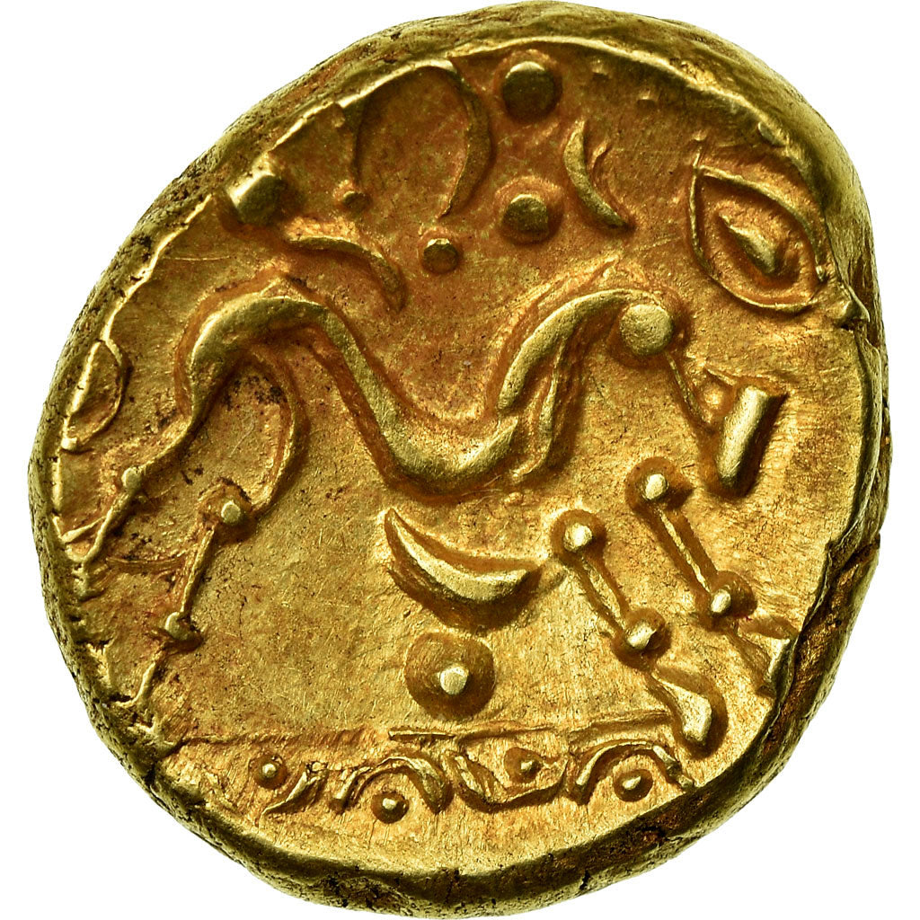 Coin, Ambiani, Stater, AU(55-58), Gold, Delestrée:240