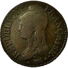 Moneta, Francja, Dupré, 5 Centimes, AN 7, Lille, VF(20-25), Bronze, Gadoury:126