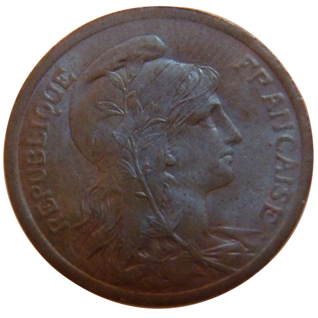 FRANCE, Dupuis, 2 Centimes, 1916, Paris, KM #841, MS(60-62), Bronze, 20.2,...