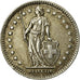 Coin, Switzerland, Franc, 1943, Bern, EF(40-45), Silver, KM:24