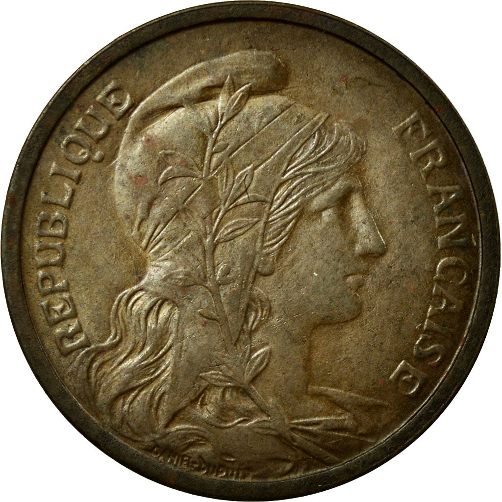 Coin, France, Dupuis, 2 Centimes, 1919, Paris, AU(55-58), Bronze, KM:841