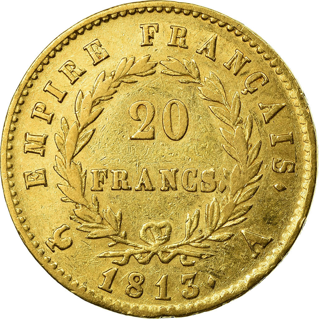 Coin, France, Napoléon I, 20 Francs, 1813, Paris, EF(40-45), Gold, KM:695.1