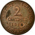 Moneta, Francja, Dupuis, 2 Centimes, 1919, Paris, AU(55-58), Bronze, KM:841