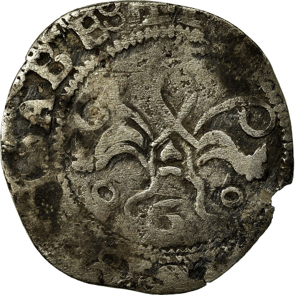 Coin, Spain, Ferdinand & Isabella, 1/2 Réal, Granada, VF(20-25), Silver