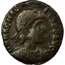 Coin, Magnus Maximus, Maiorina, Lyon - Lugdunum, VF(20-25), Bronze, RIC:32