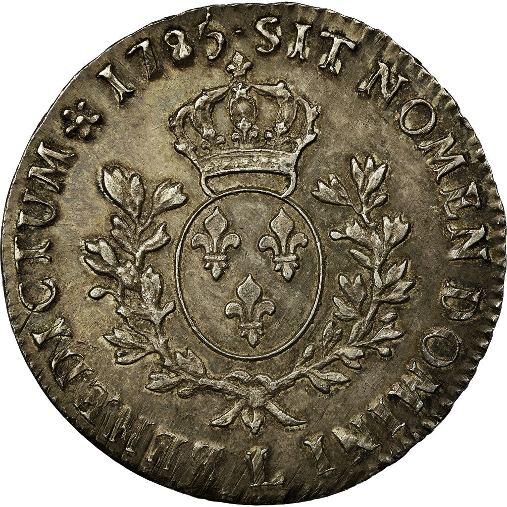 Munten, Frankrijk, Louis XVI, Ecu aux branches d'olivier, 1785, Bayonne, ZF+