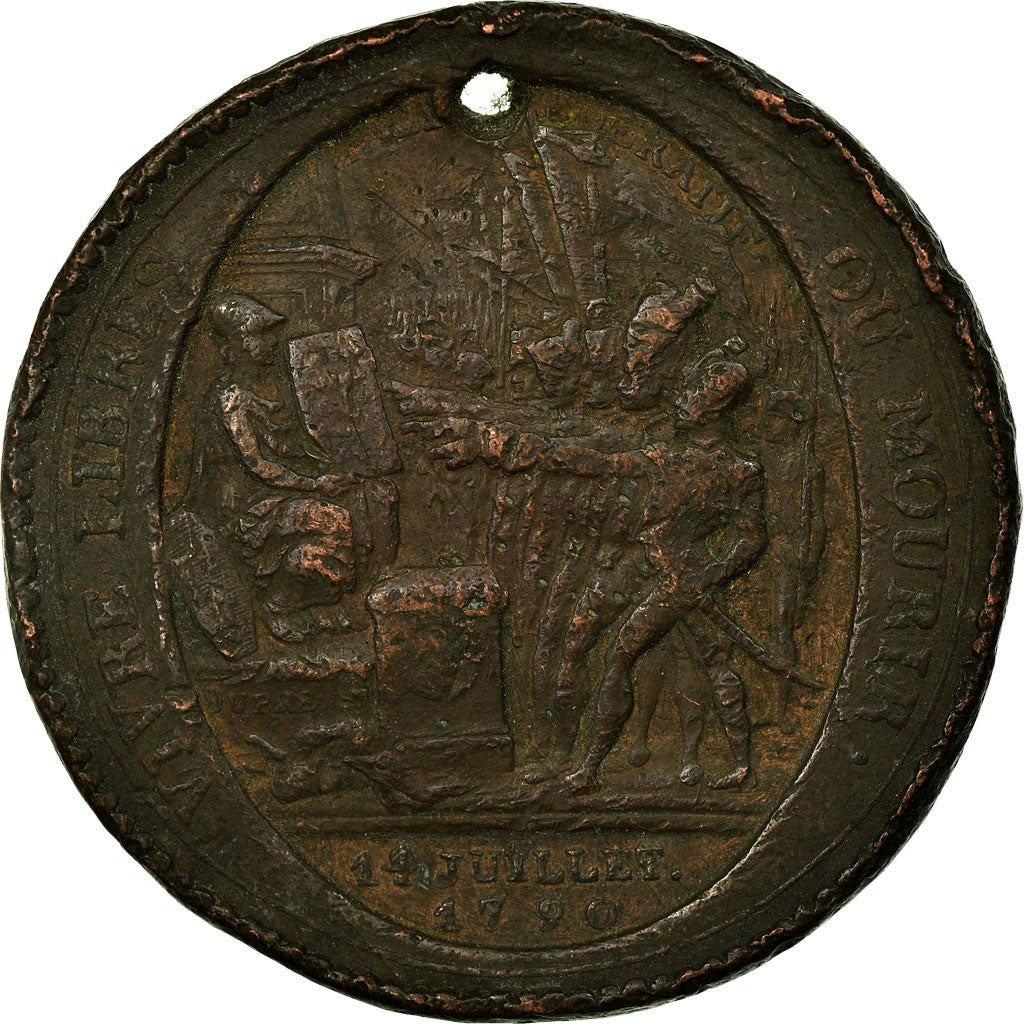 Coin, France, Monneron, 5 Sols, 1792, Birmingham, VF(20-25), Bronze, KM:Tn31