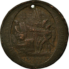 Coin, France, Monneron, 5 Sols, 1792, Birmingham, VF(20-25), Bronze, KM:Tn31
