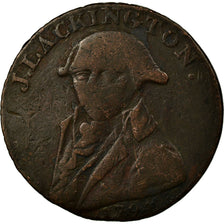 Coin, Great Britain, Middlesex, J Lackington, Halfpenny Token, 1794, F(12-15)