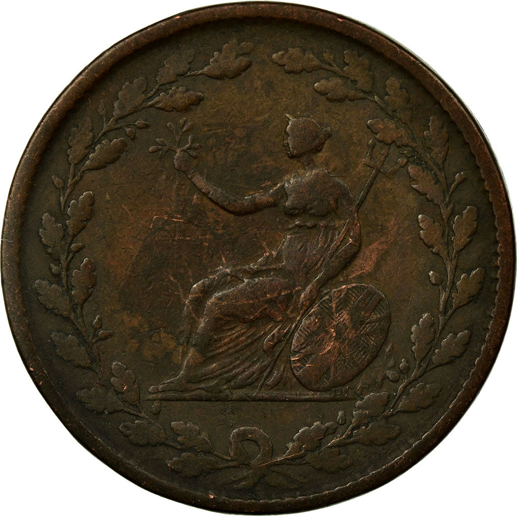 Coin, Great Britain, Essex, British Copper Company, Halfpenny Token, 1811