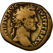 Coin, Antoninus Pius, Sestertius, 153-154, Rome, VF(20-25), Bronze, RIC:916a