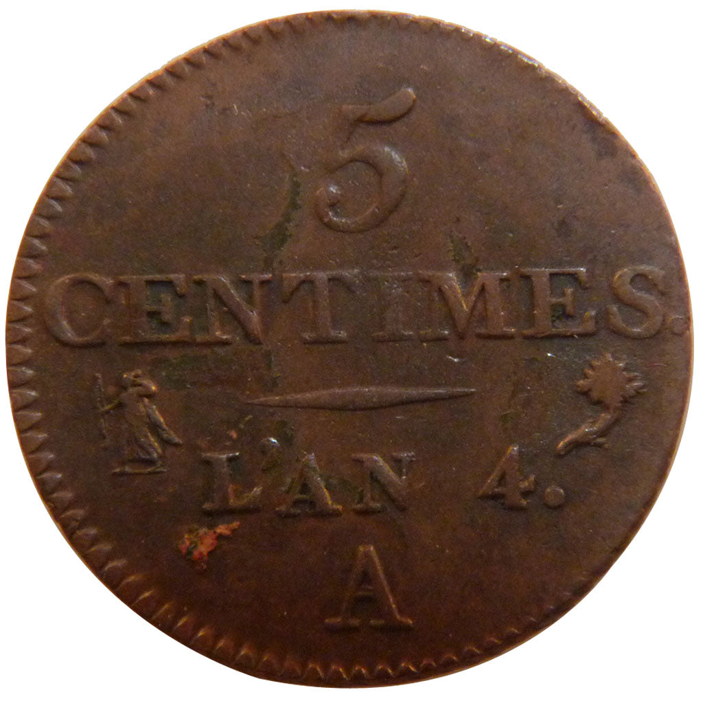 Directoire, 5 Centimes Dupré