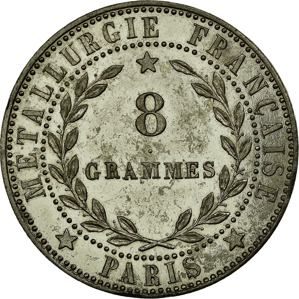 Coin, France, 20 Centimes, 1877, Paris, ESSAI, AU(50-53), Maillechort