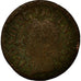 Münze, Frankreich, Louis XIII, Double Tournois, 1642, La Rochelle, SGE, Kupfer