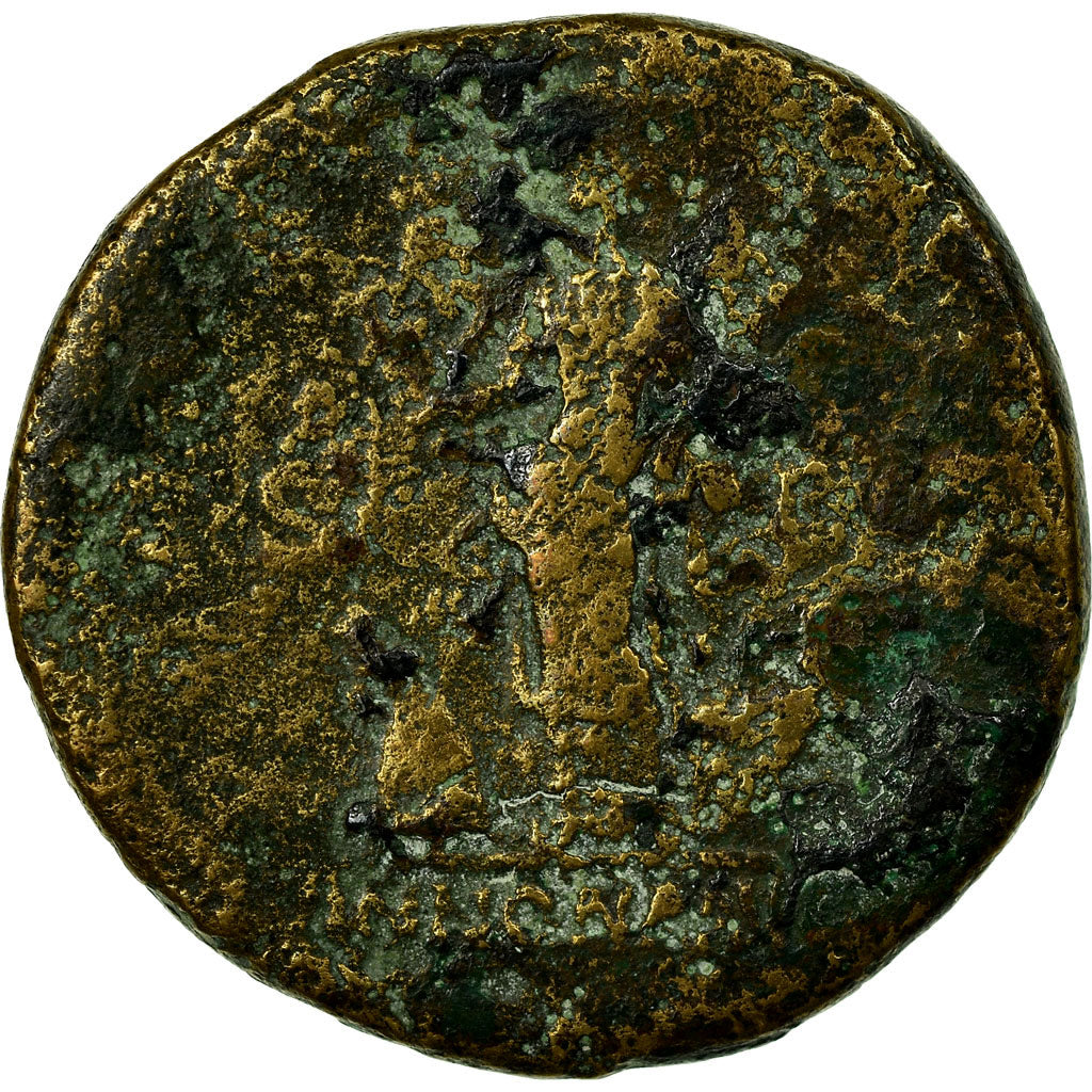 Coin, Hadrian, Dupondius, 118, Rome, VF(20-25), Bronze