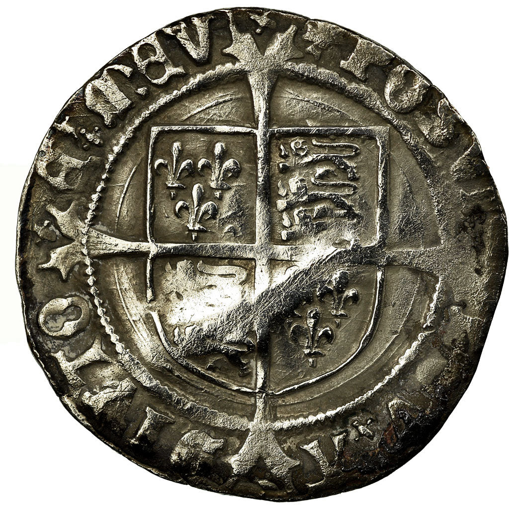 Coin, Great Britain, Henry VIII, Groat, 1526-1529, London, VF(30-35), Silver