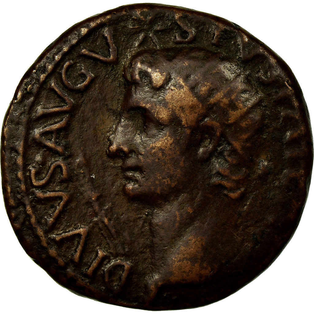 Coin, Augustus, As, 15-16, Rome, VF(30-35), Bronze, RIC:72