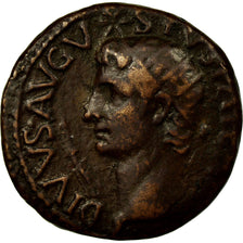 Coin, Augustus, As, 15-16, Rome, VF(30-35), Bronze, RIC:72