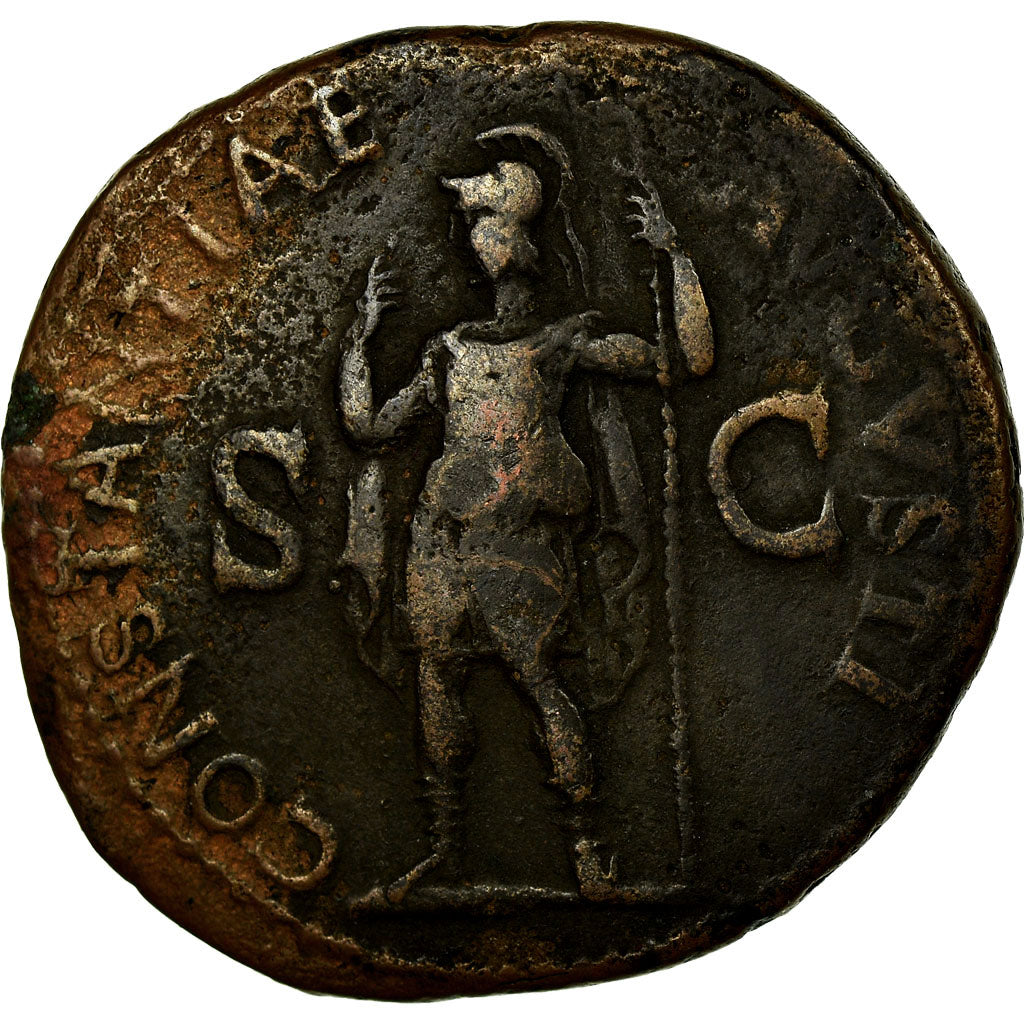 Coin, Claudius, Dupondius, 41-50, Rome, VF(30-35), Bronze, RIC:95