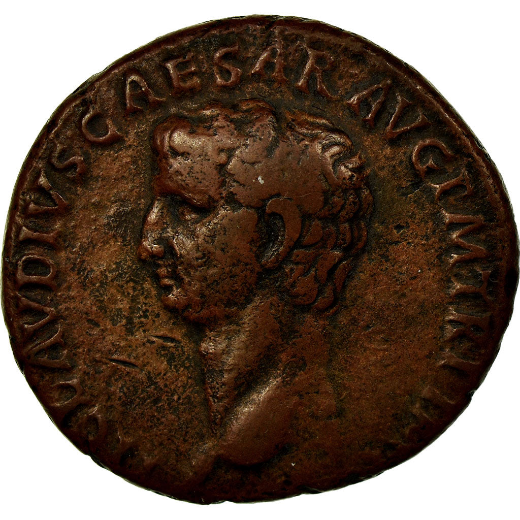 Coin, Claudius, Dupondius, 41-50, Rome, VF(30-35), Bronze, RIC:95