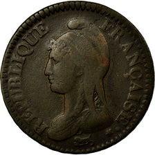 Coin, France, Dupré, Decime, AN 8, Metz, VF(20-25), Bronze, KM:644.2