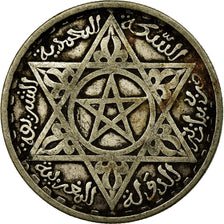 Coin, Morocco, Mohammed V, 100 Francs, AH 1372/1953, Paris, EF(40-45), Silver