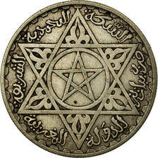Coin, Morocco, Mohammed V, 200 Francs, AH 1372/1953, Paris, AU(50-53), Silver