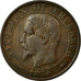 Moneda, Francia, Napoleon III, Napoléon III, 5 Centimes, 1854, Strasbourg, MBC