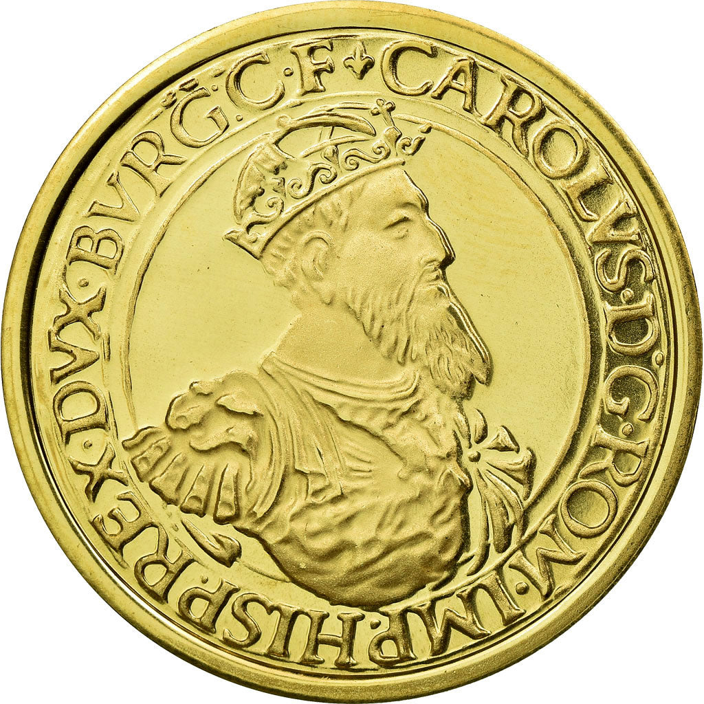 Coin, Belgium, Baudouin I, 50 Ecu, 1987, MS(65-70), Gold, KM:167