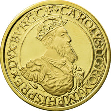 Coin, Belgium, Baudouin I, 50 Ecu, 1987, MS(65-70), Gold, KM:167