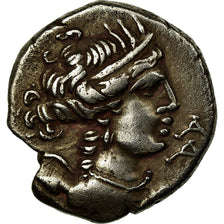 Coin, Massalia, Drachm, 150-125 BC, Marseille, AU(50-53), Silver