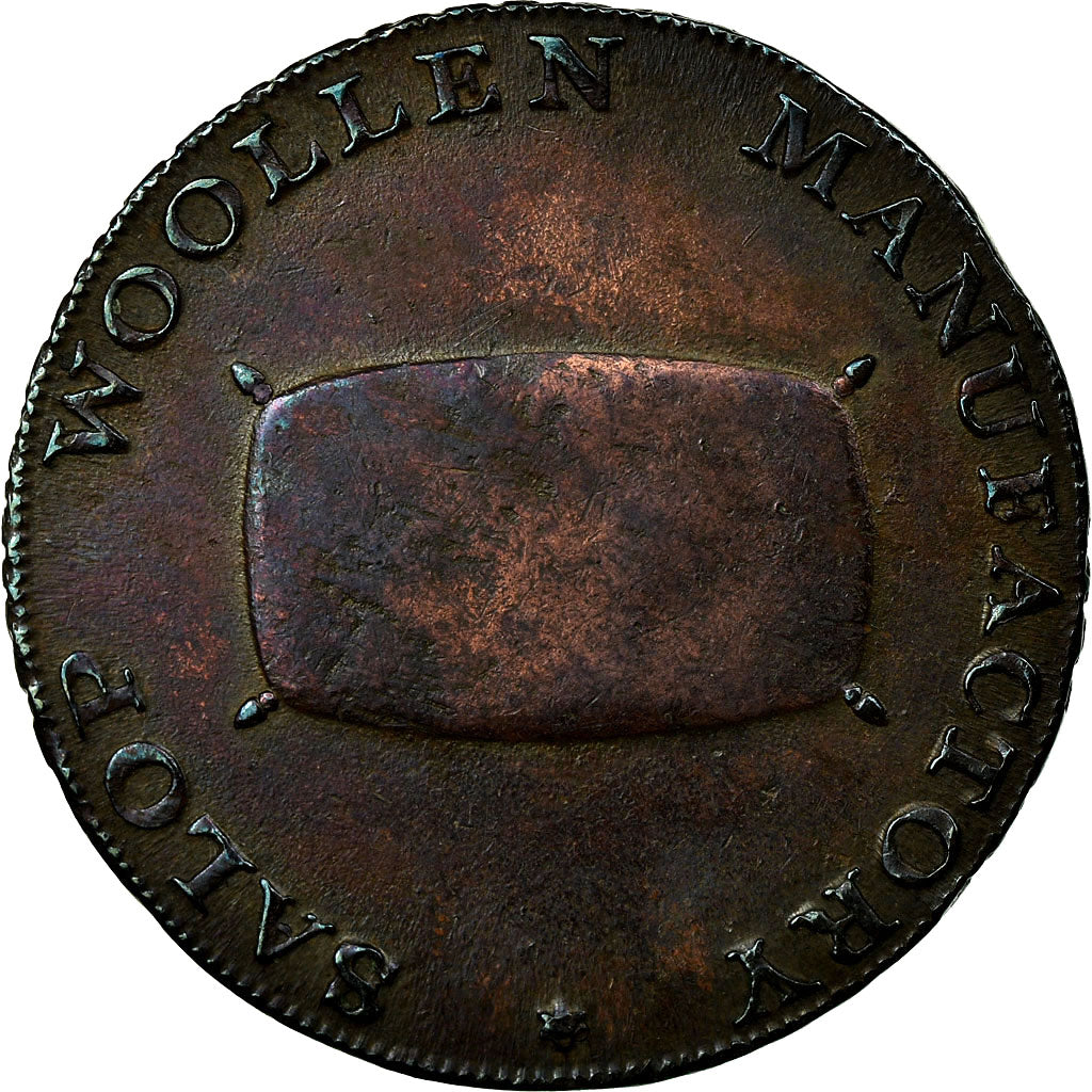 Coin, Great Britain, Shropshire, Halfpenny Token, 1794, Shrewsbury, Rare