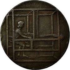 Coin, Great Britain, Lancashire, Halfpenny Token, 1792, Rochdale, VF(20-25)