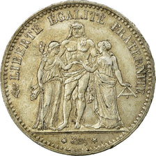 Coin, France, Hercule, 5 Francs, 1875, Paris, AU(50-53), Silver, KM:820.1