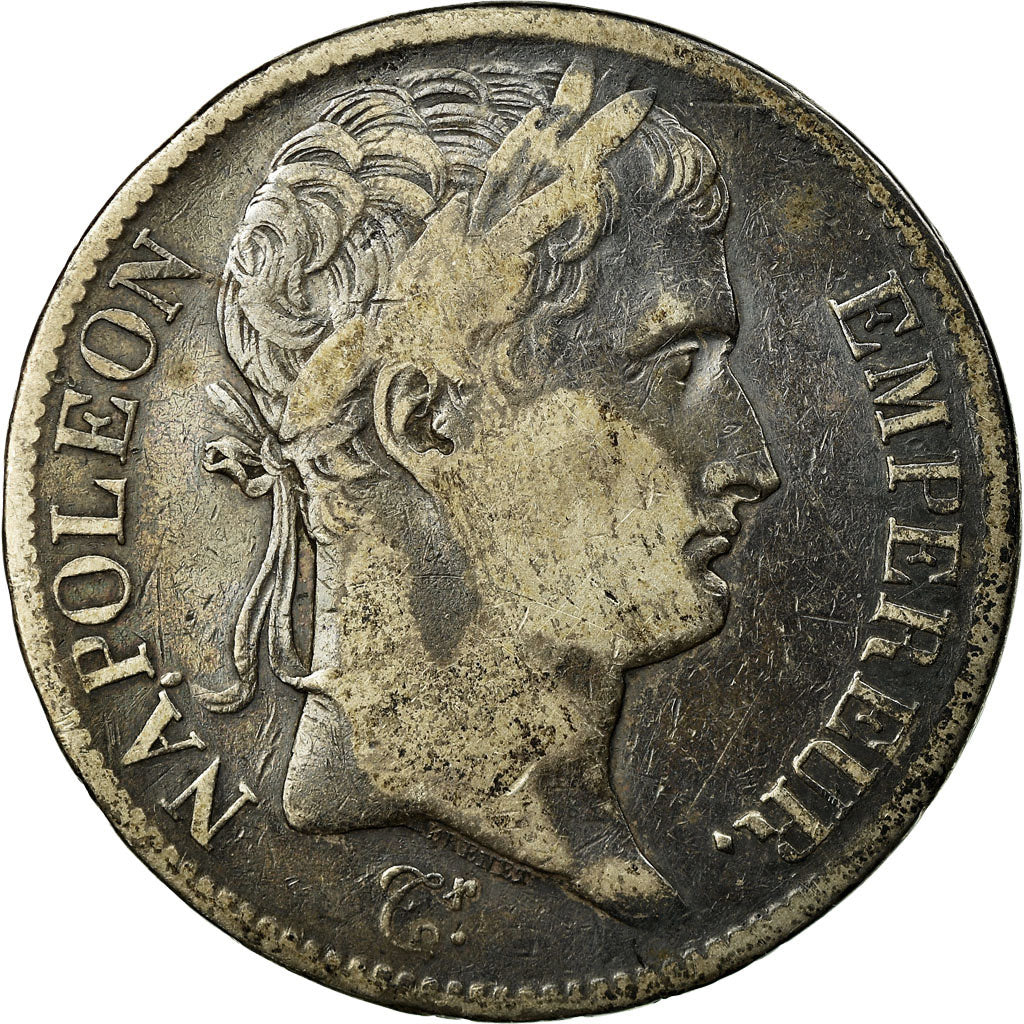 Munten, Frankrijk, Napoléon I, 5 Francs, 1810, Paris, FR, Zilver, KM:694.1