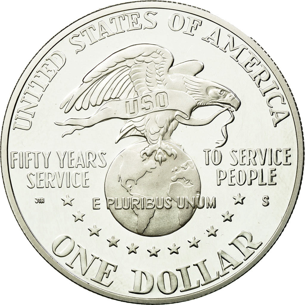 Coin, United States, Dollar, 1991, San Francisco, MS(63), Silver, KM:232