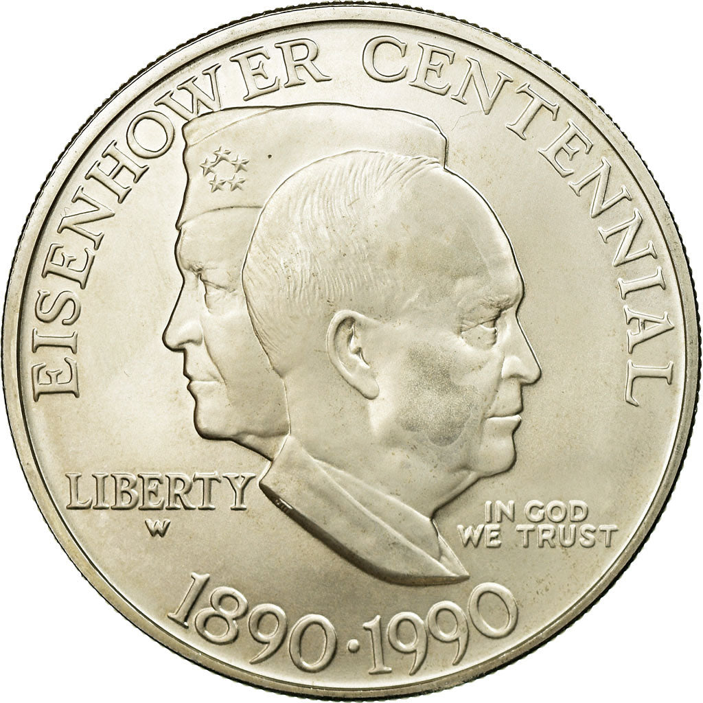 Coin, United States, Dollar, 1990, West Point, MS(65-70), Silver, KM:227
